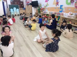 Giờ học múa của các bạn nhỏ Mẫu giáo nhỡ – BiBi 2 Tân Mai